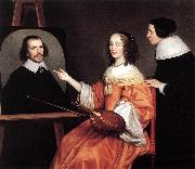 HONTHORST, Gerrit van Margareta Maria de Roodere and Her Parents sg china oil painting reproduction